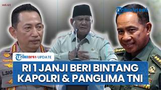 Prabowo Menggebu-gebu Janji Beri Bintang Mahaputera ke Kapolri & Panglima TNI: Presiden yang Beri