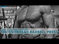Overhead barbell presses- check your form!