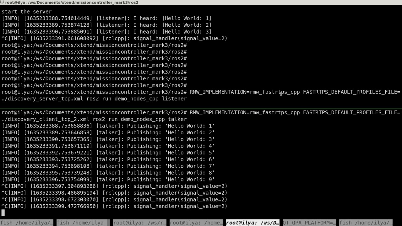 eprosima discovery server over tcp client hangs