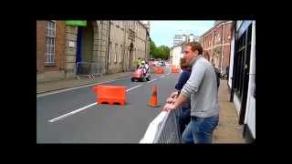 preview picture of video 'BARNSTAPLE Grand Prix 2013 Lawn Mower Race'