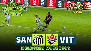 LANCE POLÊMICO NA VILA E O VAR NÃO CHAMOU! GOLAÇO DO CANHOTINHO GÊNIO