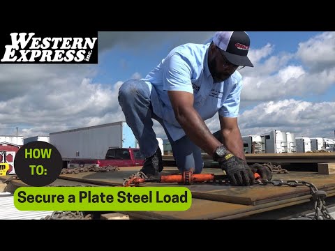 How to Secure a Plate Steel Load