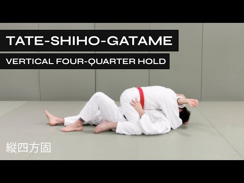 How to do Tate-Shiho-Gatame | Vertical Four Quarter Hold | 縦四方固 | Full Mount — judo technique demonstration