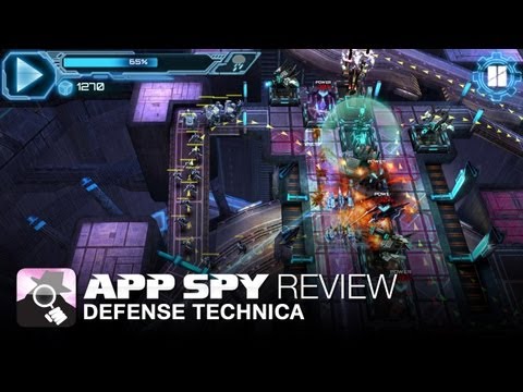 Defense Technica iOS iPhone / iPad Gameplay Review - AppSpy.com
