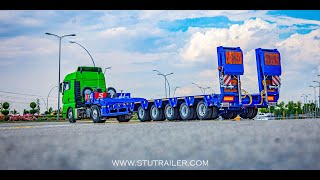 Semi-remorque porte-engins STU 5 Axle Extendable Lowbed Trailer à vendre - Image 6 | Autoline BJ Semi-remorque porte-engins STU 5 Axle Extendable Lowbed Trailer neuf | Image 6 - Autoline