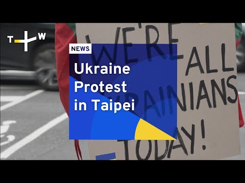 Ukraine Protest in Taipei