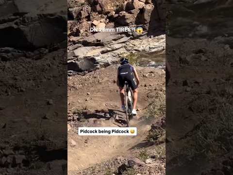 He forgot he's on a road bike... 💀🌋 Tom Pidcock is a monster #shorts #cycling