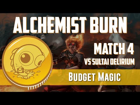 Budget Magic: Alchemist burn vs Sultai Delirium (Match 4)