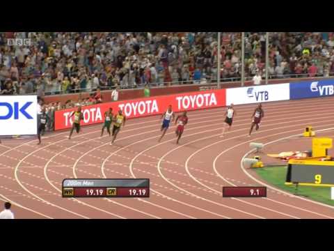Final de infarto en los 200 mts Beijing 2015