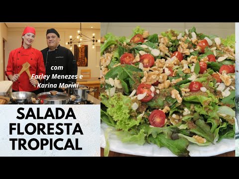 COMO FAZER SALADA TROPICAL.  PROJETO SALADA PARA DAR ÁGUA NA BOCA.COZINHA FÁCIL, COZINHA PRÁTICA.