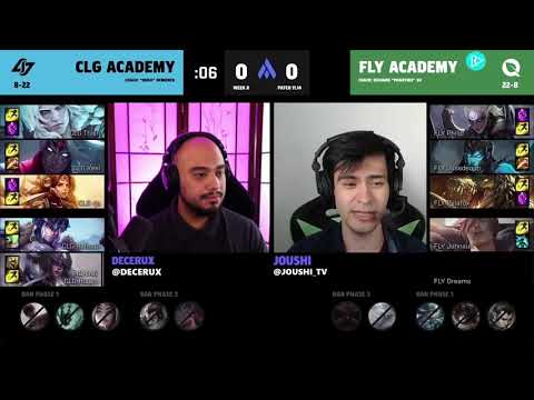 CLG VS FLY Game 1 Highlights LCS Academy Summer