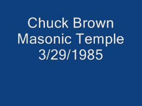 Chuck Brown Masonic Temple 3/29/1985