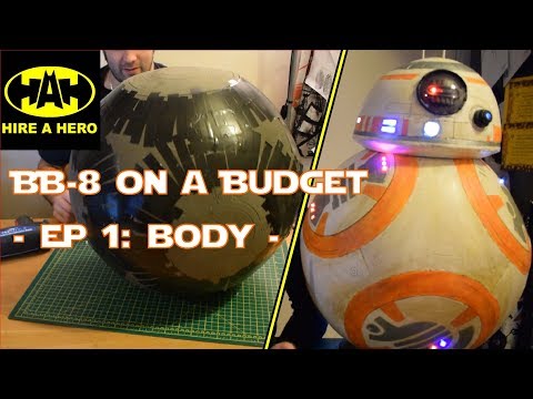 BB-8 on a Budget Tutorial - Episode 1 - Body - FREE TEMPLATES IN DESCRIPTION!