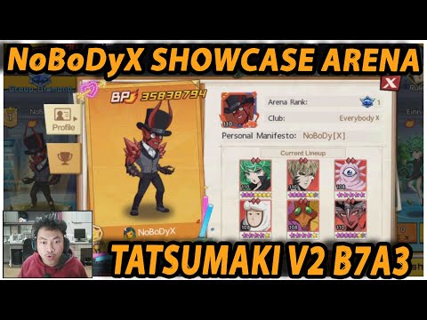 🔥🔥NoBoDyX!! TATSUMAKI V2 GAK ADA LAWAN [ARENA SHOWCASE] - ONE PUNCH MAN:The Strongest