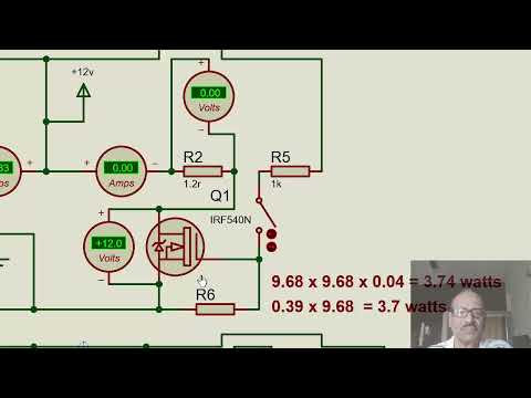 MOSFET Drive Part 6, MOSFET's RDS on, Drain to Source, on resistance affecting power loss