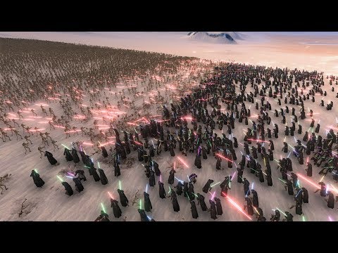 1500 Jedis vs 20000 Droids Ultimate Epic Battle Simulator