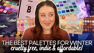 THE *BEST* EYESHADOW PALETTES FOR WINTER & CHRISTMAS! Cruelty Free Affordable & Indie Festive Makeup