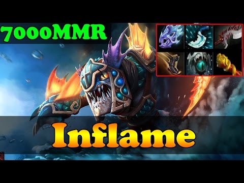 Dota 2 - Inflame 7000 MMR Plays Slark Vol 1 - Ranked Match Gameplay!