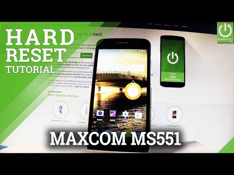 How to Hard Reset MAXCOM MS551 - Clear eMMC / Bypass Pattern