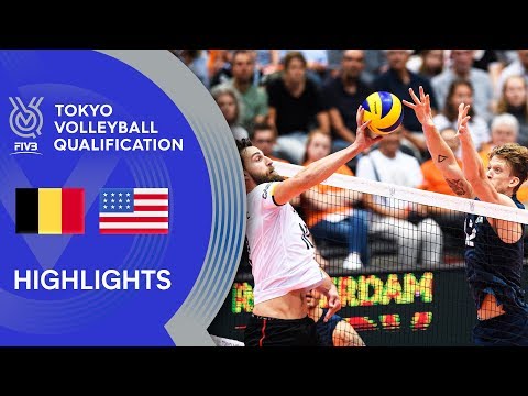BELGIUM vs. USA - Highlights Men | Volleyball Olympic Qualification 2019 Video