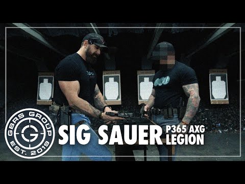 sig sauer p365 axg legion - unboxing, testing, and review