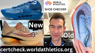 World Athletics Shoe Checker - what new shoes can we see ?