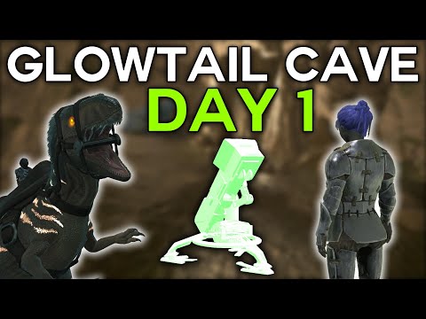 DUO Claiming Glowtail Cave Day 1! - ARK PvP