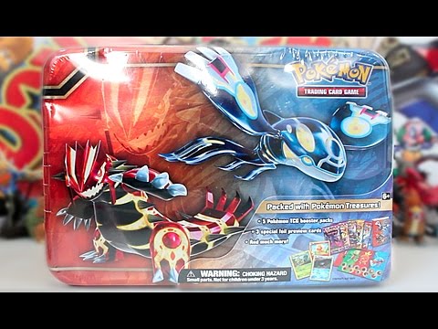 Opening A Pokemon Collector's Chest Treasure Tin!
