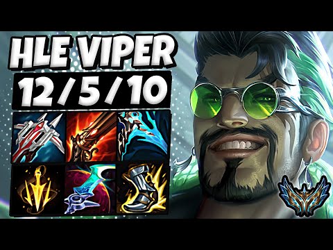 HLE Viper Draven ADC vs Caitlyn - Patch 12.23 Korea Challenger ✅
