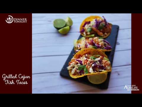 Cajun Grilled Fish Tacos