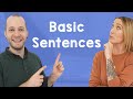 Lingoni ENGLISH A1 Basic Sentences LIVE