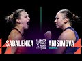 WTA – Masters 2025 : Sabalenka affronte Rybakina en finale (vidéo)