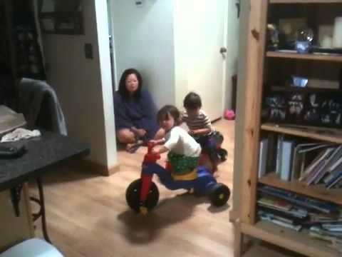 Paxton and Zoë smash up derby