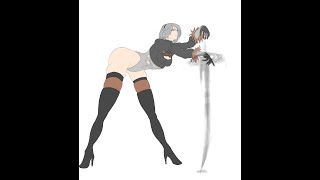 ２B描く「雑談ゆっくりお絵描き配信」chiharu