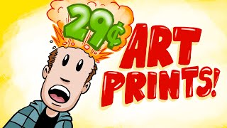 How To Make and Sell Cheap Art Prints Starting at 29 Cents!