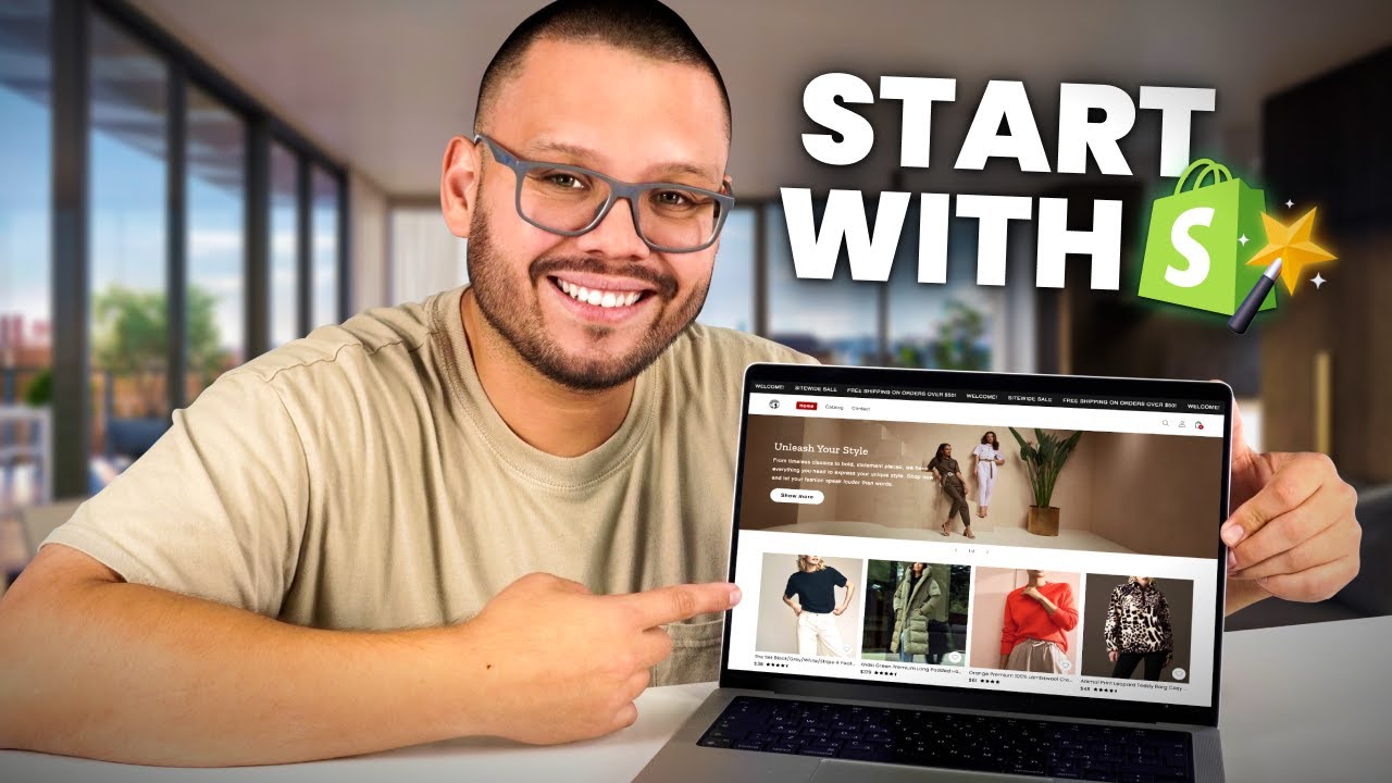 The EASIEST and FASTEST Way To Start Dropshipping With AI (FREE FULLY BUILT STORE!)