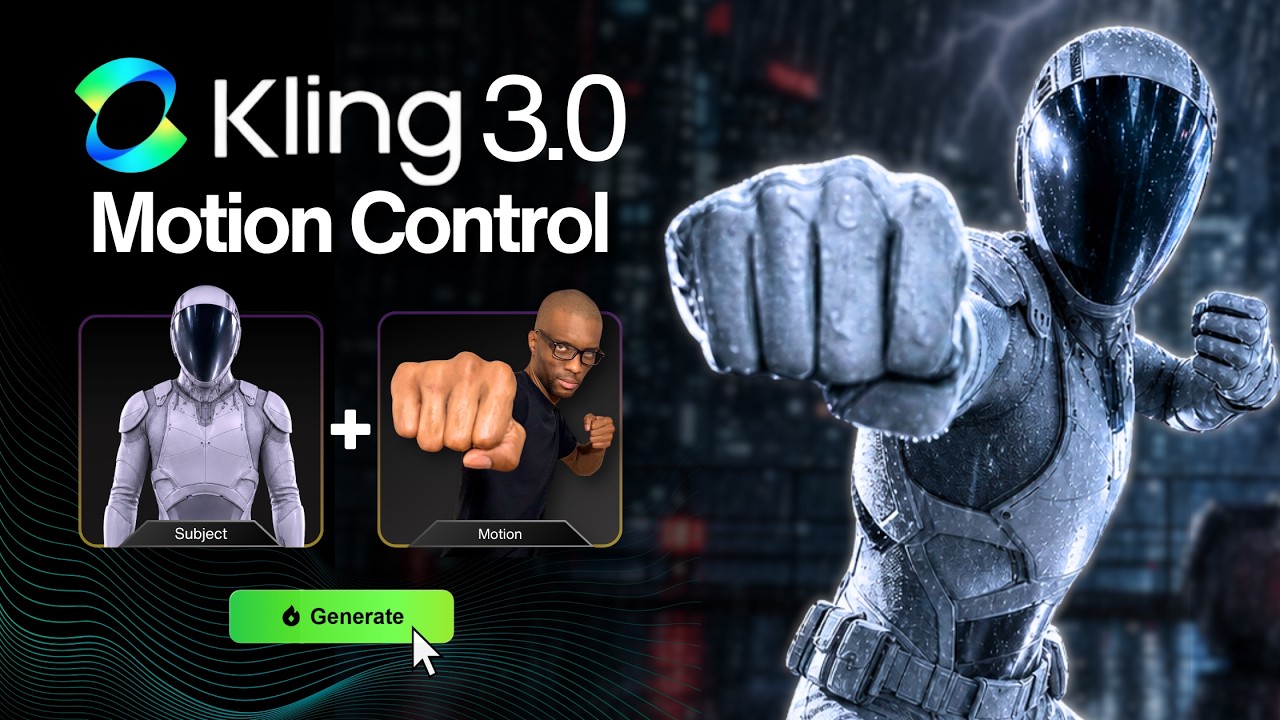 Kling 3.0 Motion Control - Animate ANY Character!