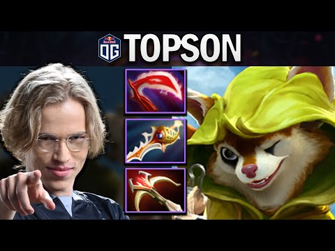OG.TOPSON TRIES NEW HERO HOODWINK - DOTA 2 7.28 GAMEPLAY