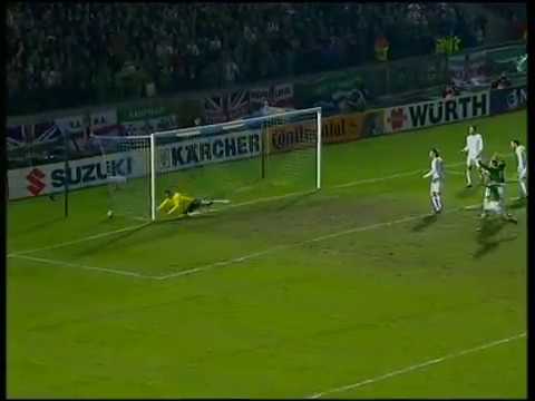 Northern Ireland 1 - 0 Slovenia (01/04/2009) - Warren Feeney's Goal