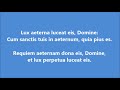 Requiem Rutter 7 Lux aeterna Lyrics