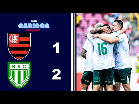 CARIOCA SUPERBET 2025 - TAÇA GUANABARA - 1ª RODADA - FLAMENGO 1X2 BOAVISTA