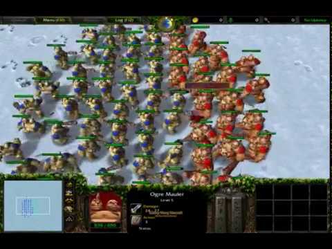 (Comment Request) 50 Ogre Warrior vs 25 Ogre Mauler (100 Food) 1080p