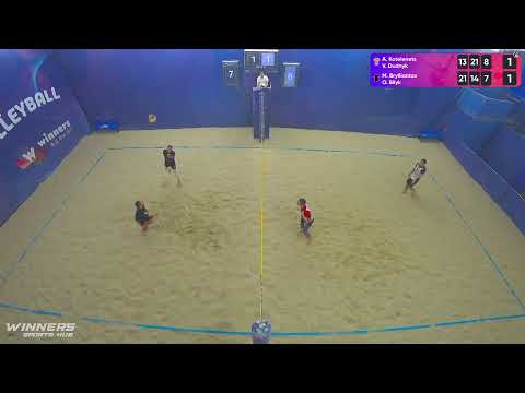 22:10 A. Kotelenets / V. Dudnyk - M. Brylliantov / O. Bilyk 23.02.2023 | Winners Beach Volleyball