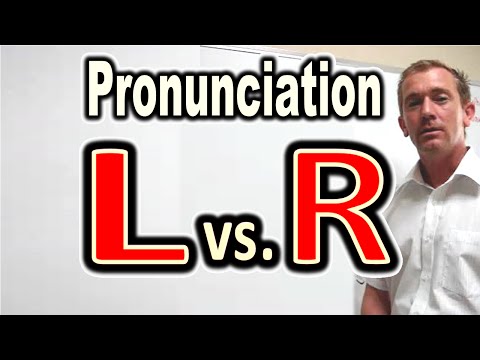 How to Pronounce "L" and "R"  [ ForB English Lesson ]