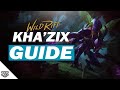 THE ULTIMATE KHA'ZIX GUIDE -  BUILD, ABILITIES, COMBOS TIPS & TRICKS and MORE! - Wild Rift Guides