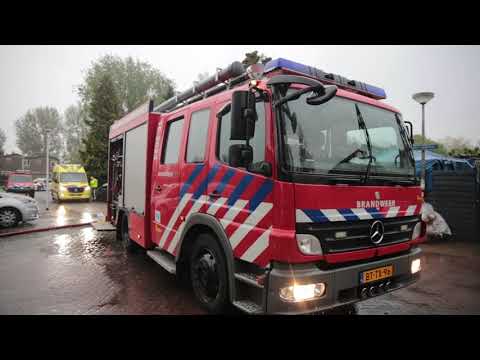 21-05-13 Woningbrand in woning aan de Groenlust (Gouda)