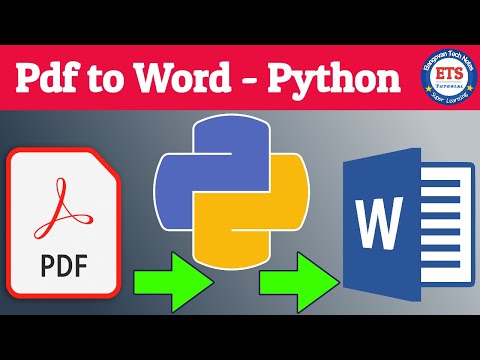 Pdf To Word Convert Tkinter Gui Python Tutorial Python Projects Desktop Application