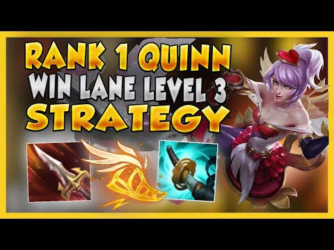 HOW TO WIN YOUR LANE LEVEL 3 AS QUINN TOP (WAVE PREP FOR LVL 3 GANK) - League of Legends