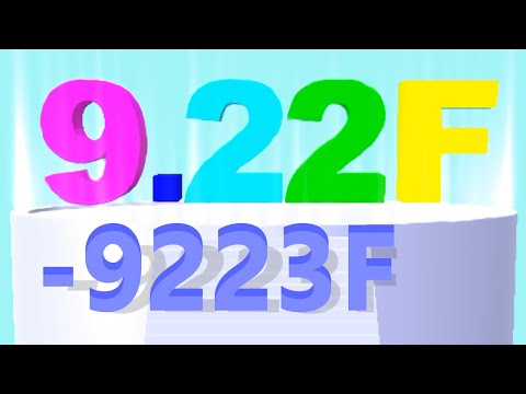 NUMBER MERGE RUN — INFINITY —9223F HighScore (Gameplay, No Ads in Game)