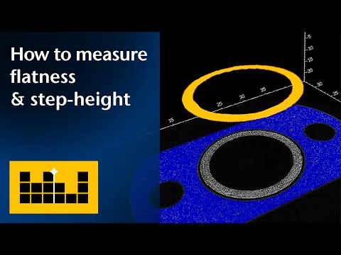 How to measure surface flatness & step-height – TopMap optical 3D surface characterization
